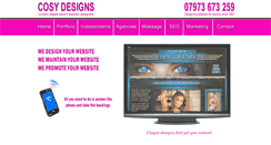 Desktop Screenshot of cosydesigns.co.uk